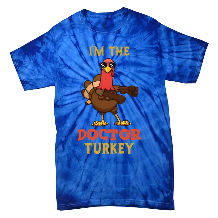 Doctor Turkey Matching Family Group Thanksgiving Funny Gift Tie-Dye T-Shirt