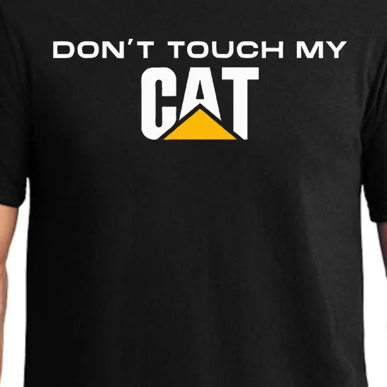 Dont Touch My Cat Operator Driver Fan Caterpillar Pajama Set