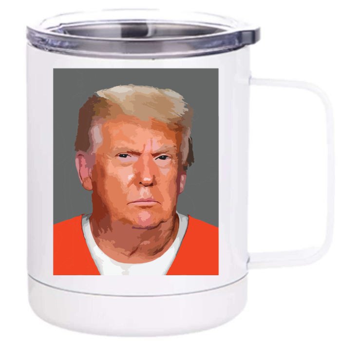 Donald Trump Mug Shot 12 oz Stainless Steel Tumbler Cup