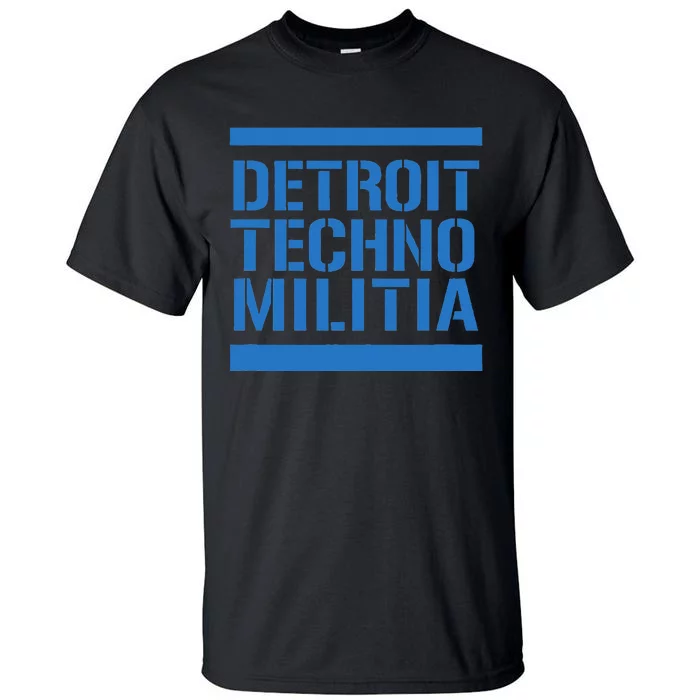 Detroit Techno Militia Blue Tall T-Shirt