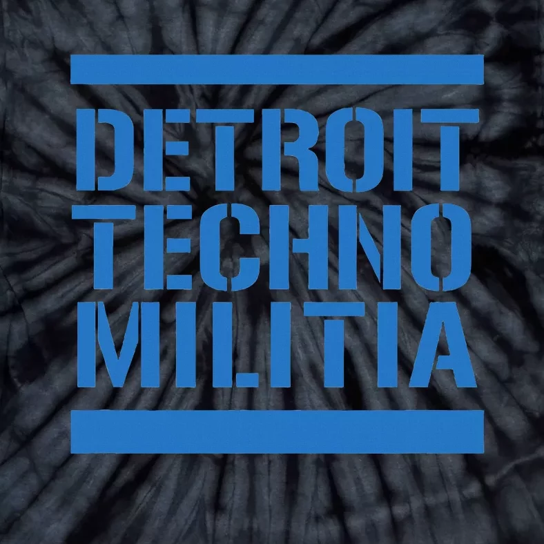 Detroit Techno Militia Blue Tie-Dye T-Shirt