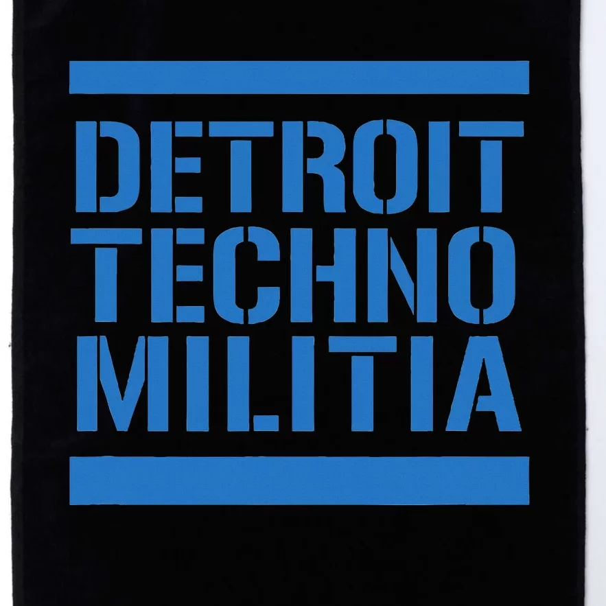 Detroit Techno Militia Blue Platinum Collection Golf Towel