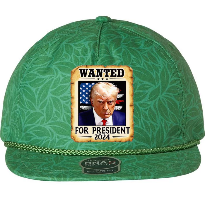 Donald Trump Mug Shot Wanted For U.S. President 2024 Aloha Rope Hat