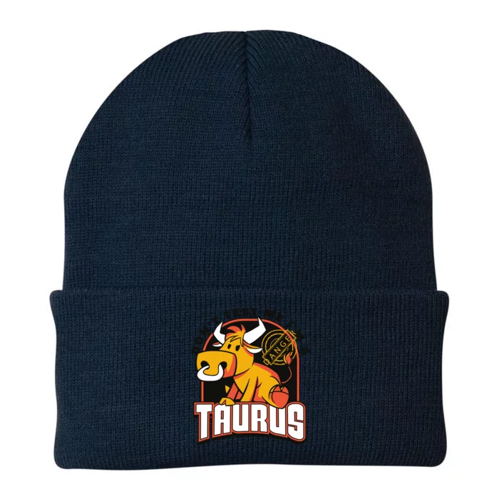 Don't Test Me I'm A Taurus Bull Birthday Gift Knit Cap Winter Beanie