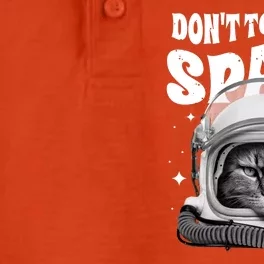 Don't Touch My Space Cat Dry Zone Grid Performance Polo