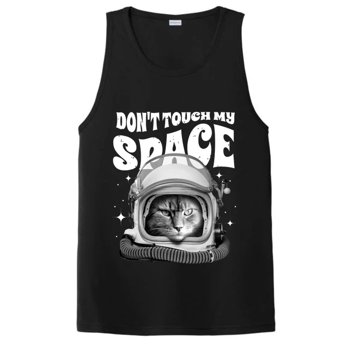 Don't Touch My Space Cat Performance Tank