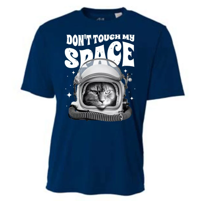 Don't Touch My Space Cat Cooling Performance Crew T-Shirt