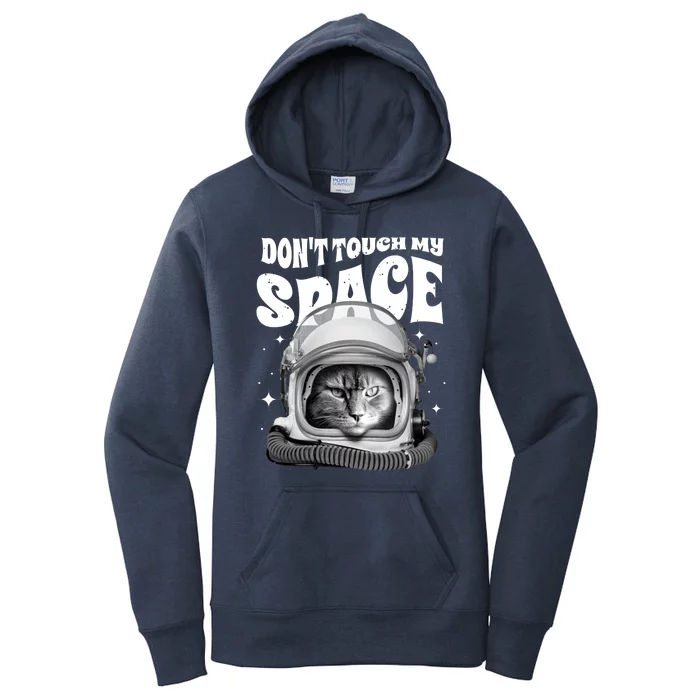 Don't Touch My Space Cat Women's Pullover Hoodie