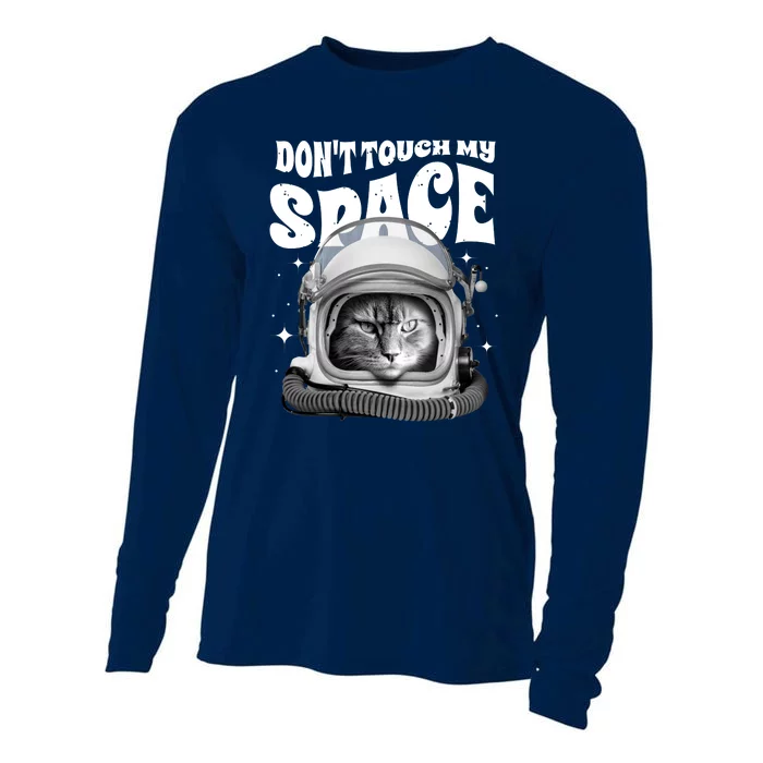 Don't Touch My Space Cat Cooling Performance Long Sleeve Crew