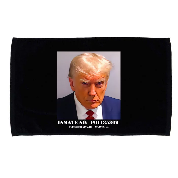 Donald Trump Mug Shot Microfiber Hand Towel