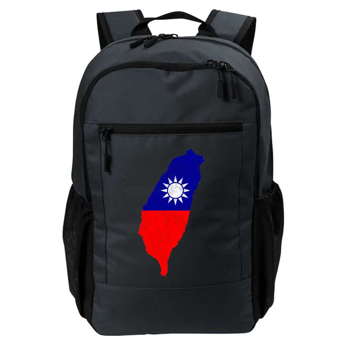 Distressed Taiwan Map Flag Support For Taiwan I Love Taiwan Gift Daily Commute Backpack