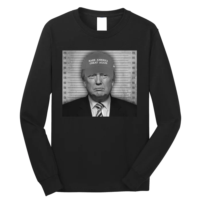 Donald Trump Mugshot Make America Great Again Long Sleeve Shirt