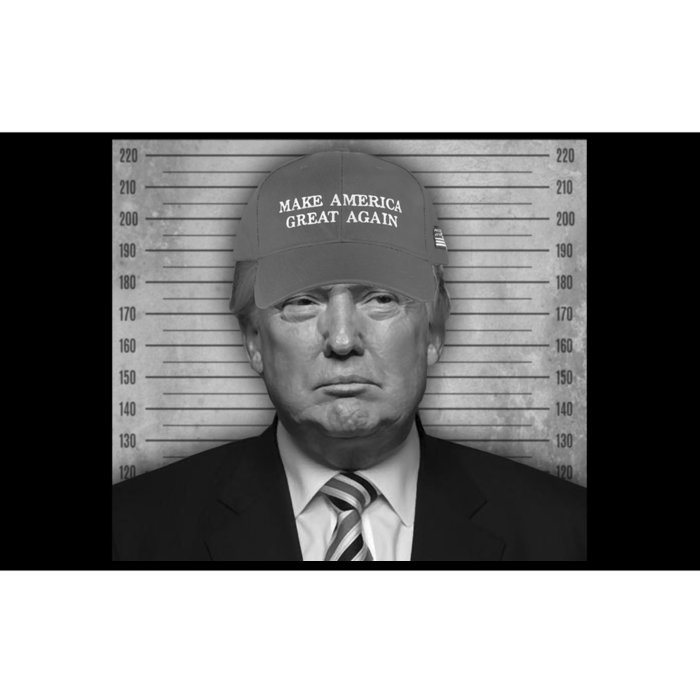 Donald Trump Mugshot Make America Great Again Bumper Sticker