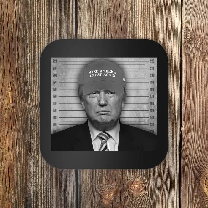 Donald Trump Mugshot Make America Great Again Coaster