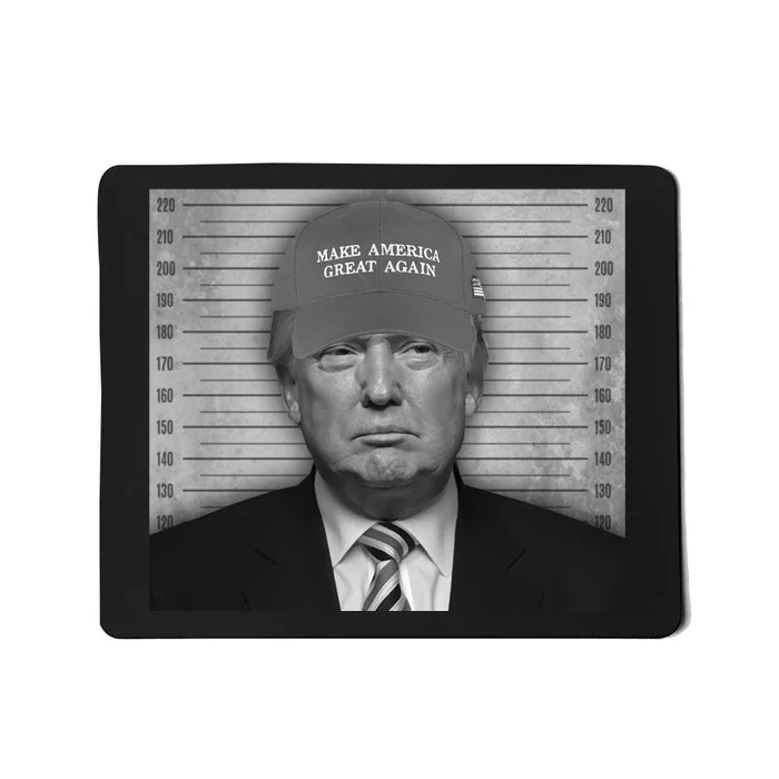 Donald Trump Mugshot Make America Great Again Mousepad