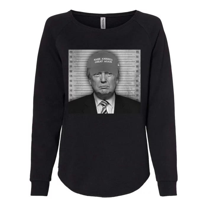 Donald Trump Mugshot Make America Great Again Womens California Wash Sweatshirt