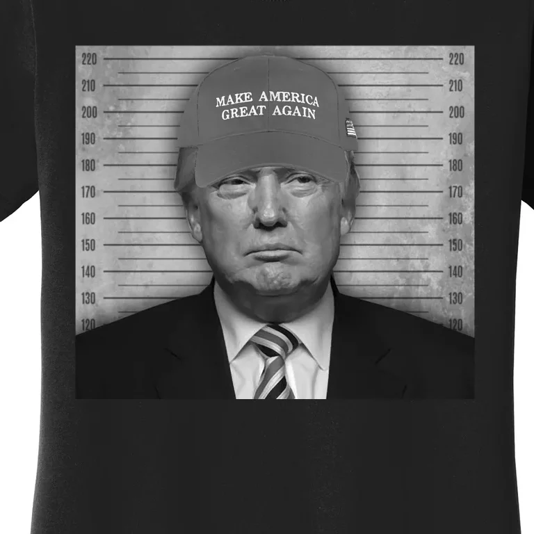 Donald Trump Mugshot Make America Great Again Women's T-Shirt