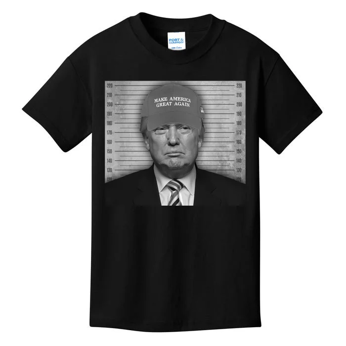 Donald Trump Mugshot Make America Great Again Kids T-Shirt