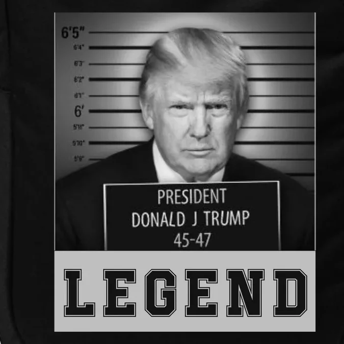 Donald Trump Mug Shot Legend Trump Mugshot 2024 Impact Tech Backpack