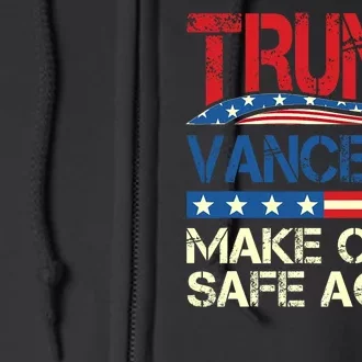 Donald Trump Make Cats Safe Again 2024 Debate Funny Full Zip Hoodie