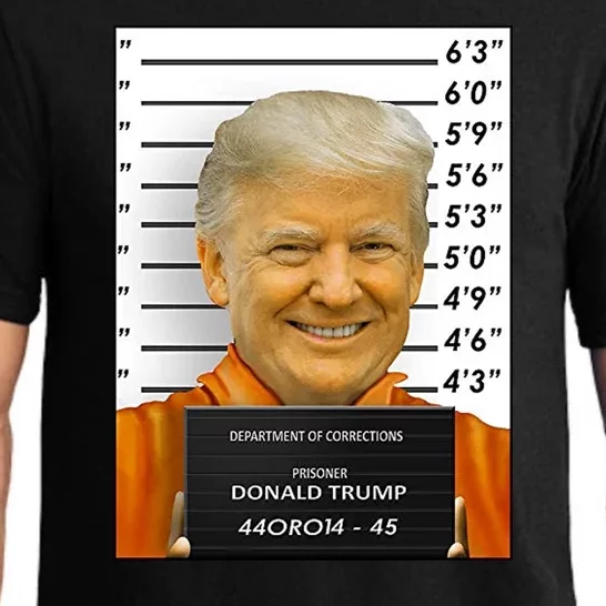 Donald Trump Mugshot Jail Prison Pajama Set