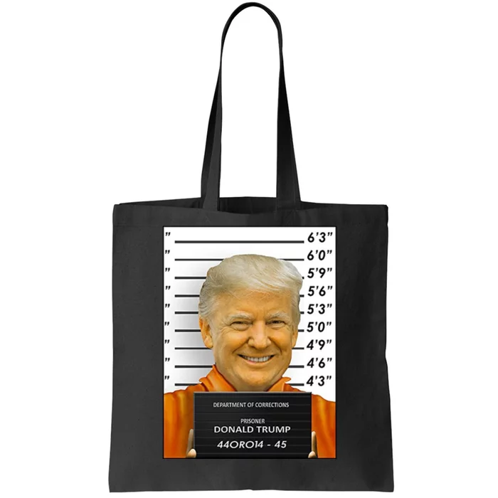 Donald Trump Mugshot Jail Prison Tote Bag