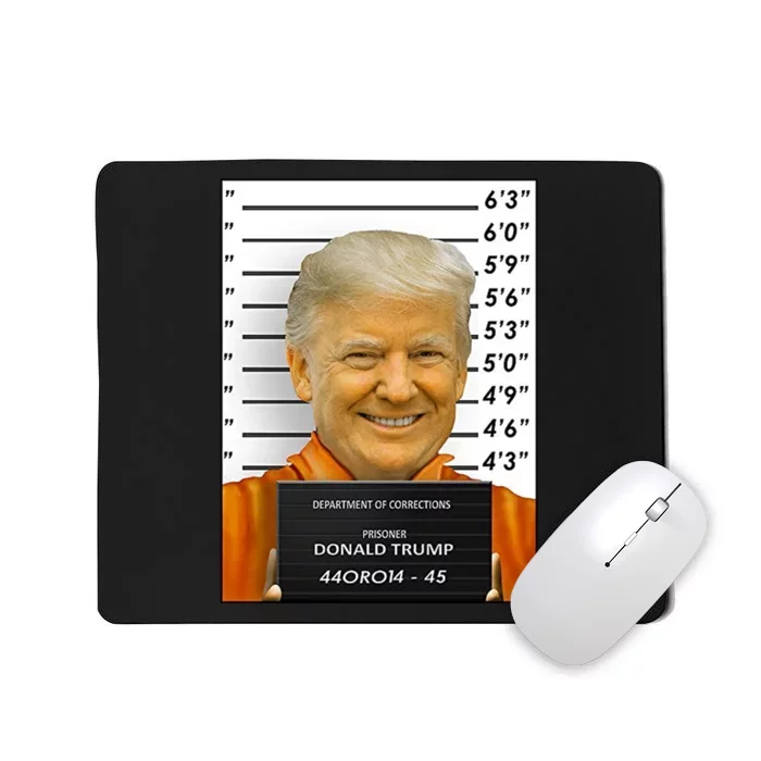 Donald Trump Mugshot Jail Prison Mousepad