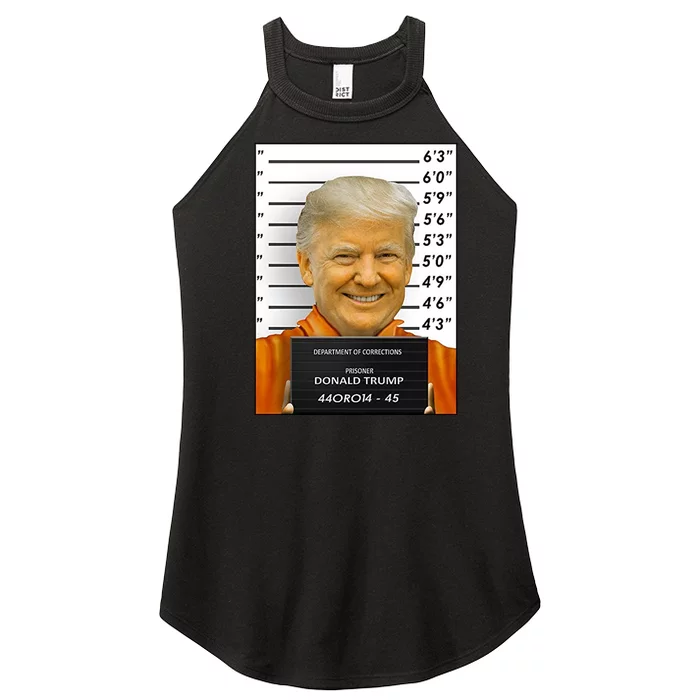 Donald Trump Mugshot Jail Prison Women’s Perfect Tri Rocker Tank