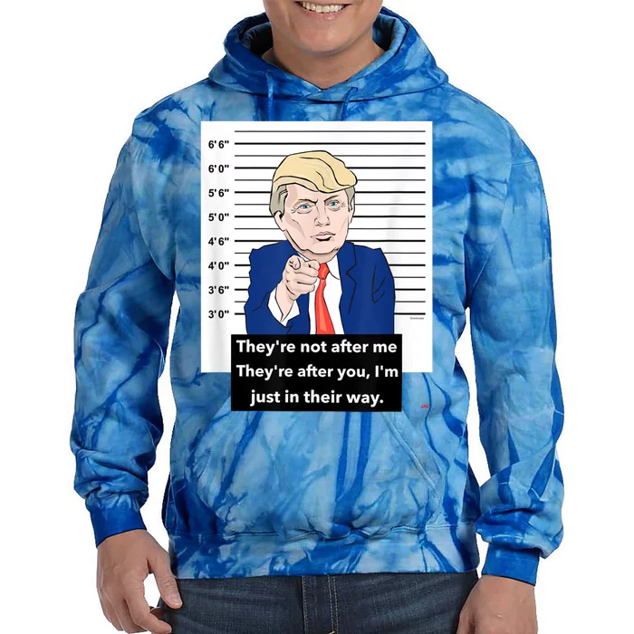 Donald Trump Mugshot Trending Design Support Trump Tie Dye Hoodie