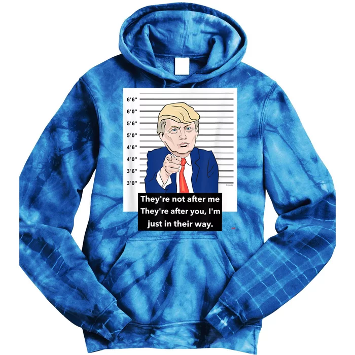 Donald Trump Mugshot Trending Design Support Trump Tie Dye Hoodie