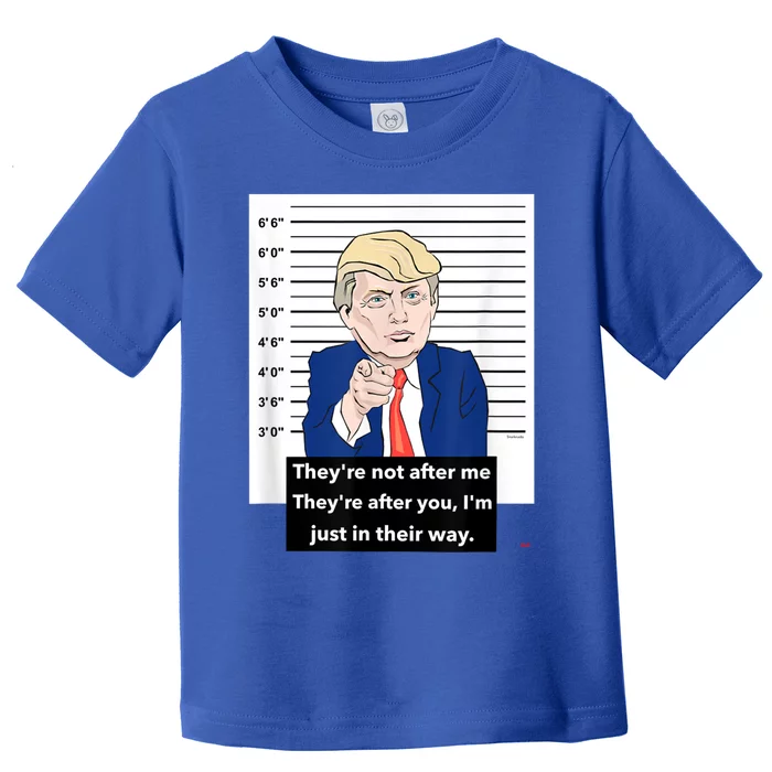 Donald Trump Mugshot Trending Design Support Trump Toddler T-Shirt