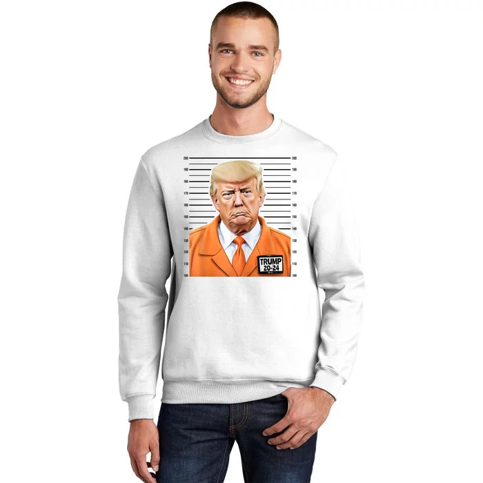 Donald Trump Mug Shot 2024 Orange Jail Suit Sweatshirt