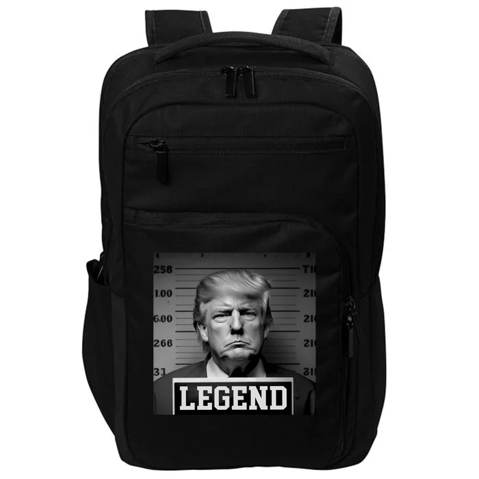 Donald Trump Mugshot Legend Impact Tech Backpack