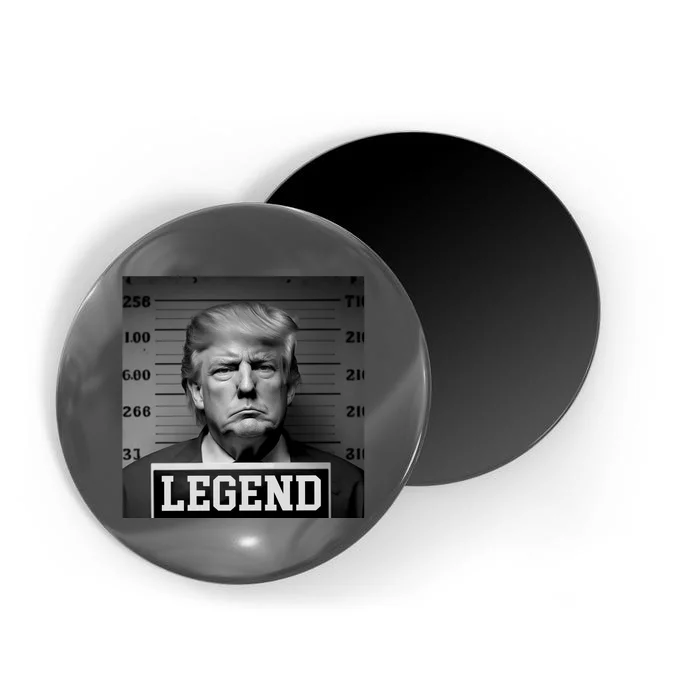 Donald Trump Mugshot Legend Magnet