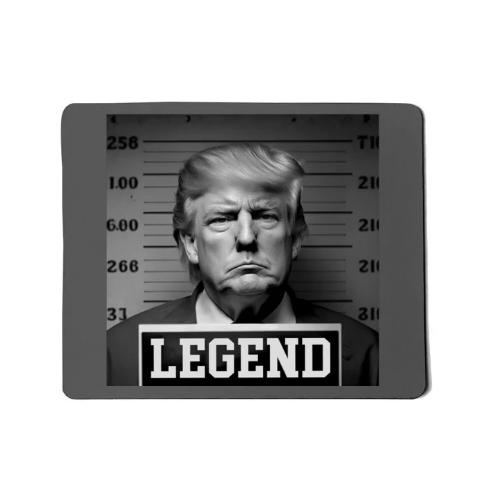 Donald Trump Mugshot Legend Mousepad