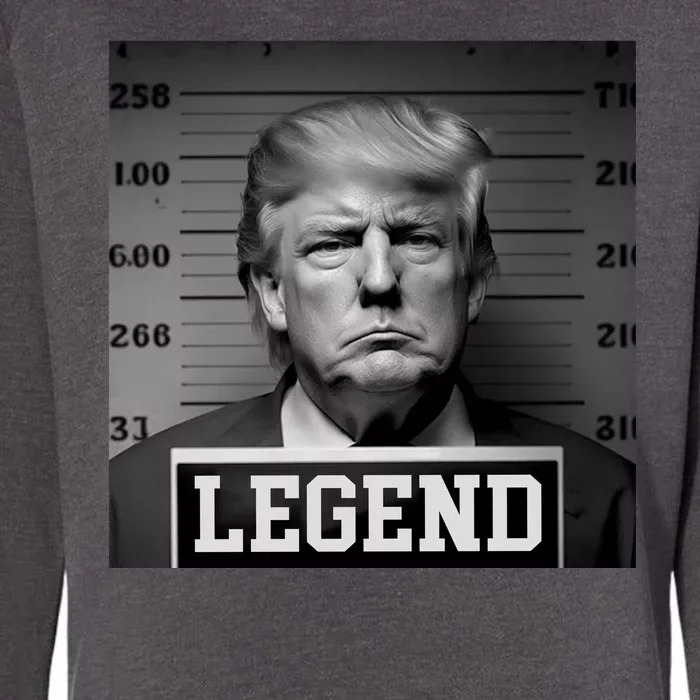 Donald Trump Mugshot Legend Womens California Wash Sweatshirt