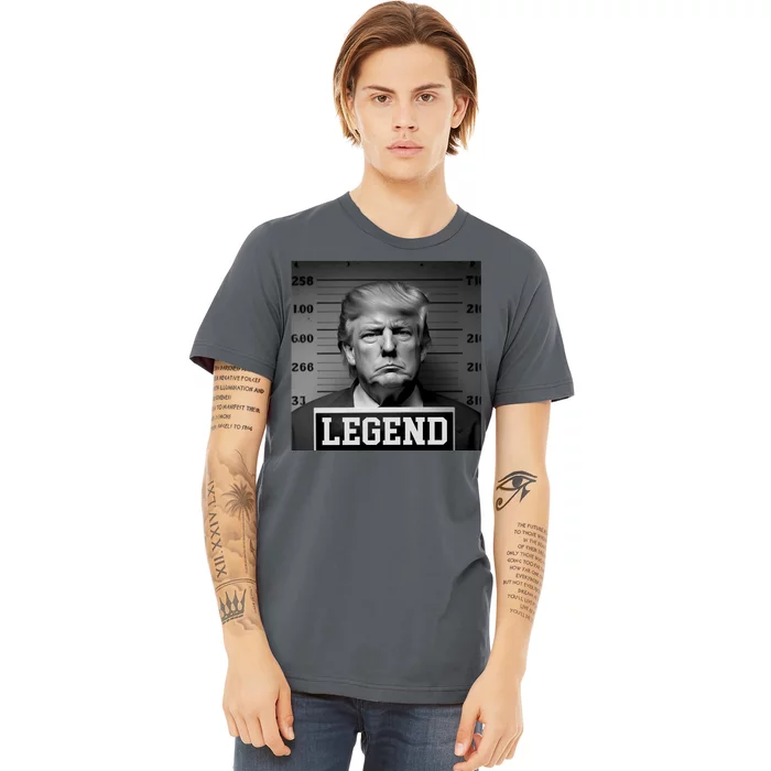 Donald Trump Mugshot Legend Premium T-Shirt