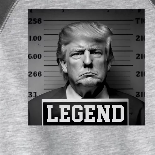 Donald Trump Mugshot Legend Toddler Fine Jersey T-Shirt