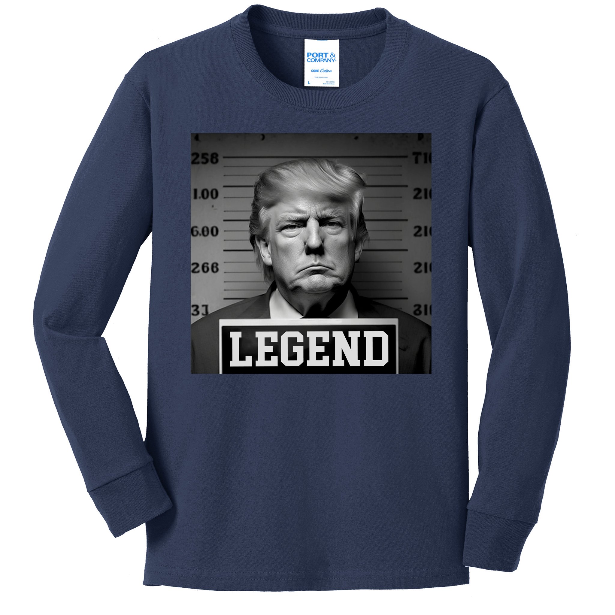 Navy Long Sleeve Legend Tee