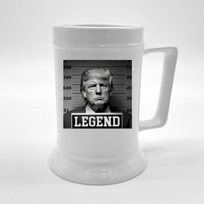 Donald Trump Mugshot Legend Front & Back Beer Stein