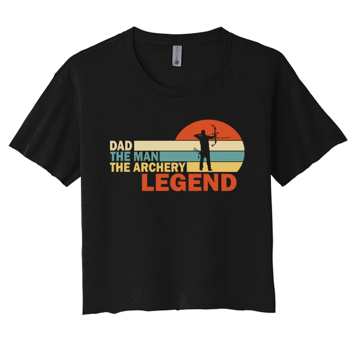 DAD THE MAN Women's Crop Top Tee