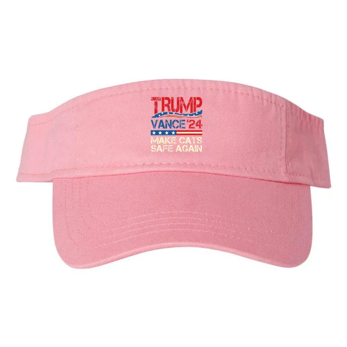 Donald Trump Make Cats Safe Again 2024 Debate Valucap Bio-Washed Visor