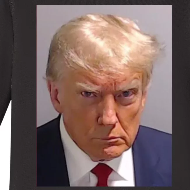 Donald Trump Mugshot Trump 2024 Baby Long Sleeve Bodysuit