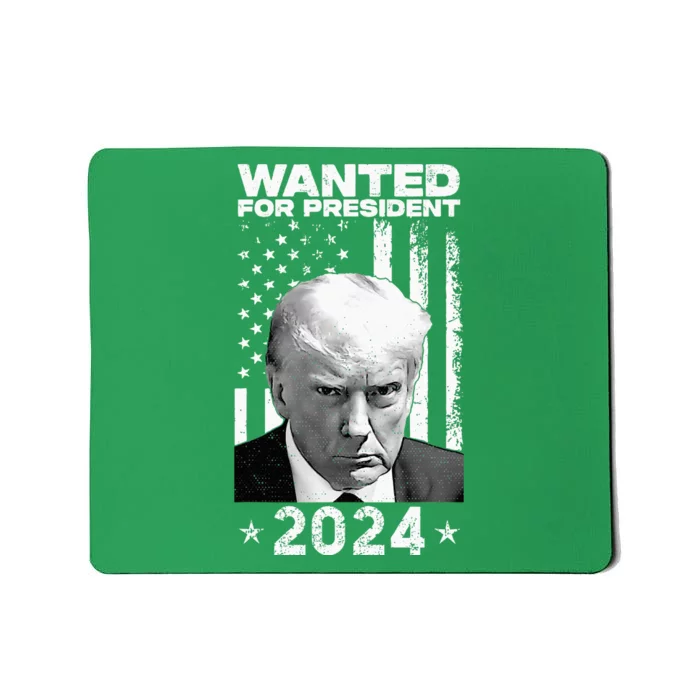 Donald Trump Mug Shot Wanted For U.S. President 2024 Mousepad