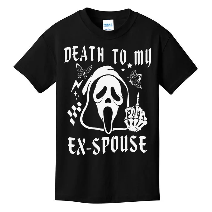 Death To My Exspouse Newly Divorce Status Ex Marriage Life Kids T-Shirt