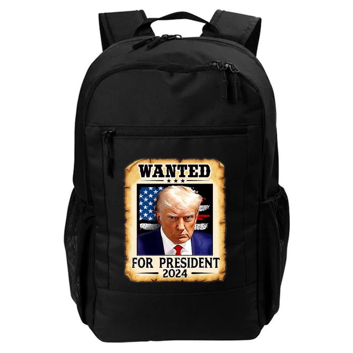 Donald Trump Mug Shot Wanted For U.S. President 2024 Daily Commute Backpack