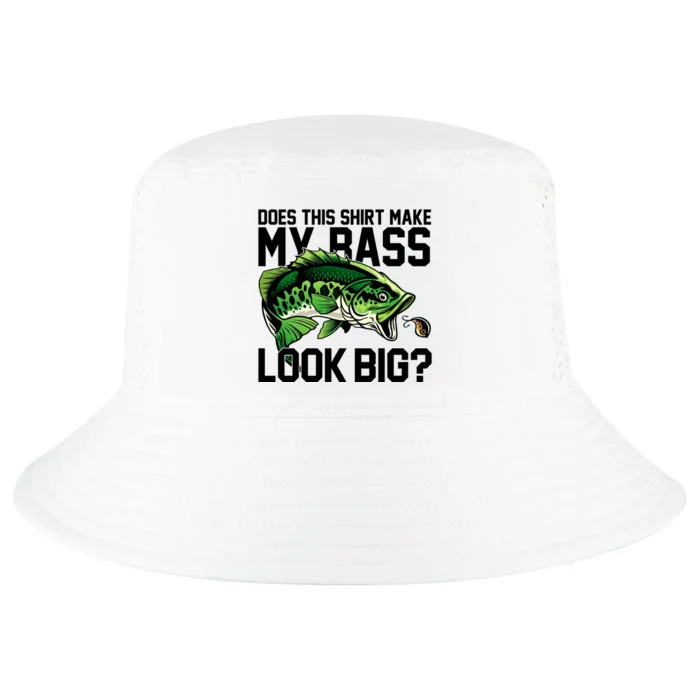 Does This Make My Bass Look Big Funny Fishing Cool Comfort Performance Bucket Hat