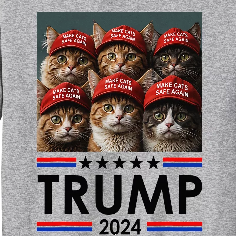 Donald Trump Make Cats Safe Again 2024 Debate Sweatshirt