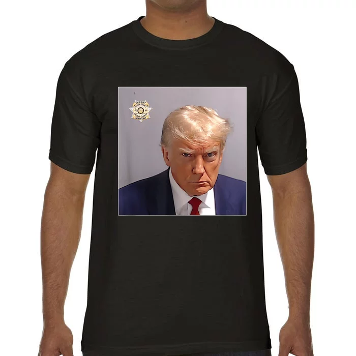 Donald Trump Mugshot | Trump Mug Shot Trending Comfort Colors T-Shirt