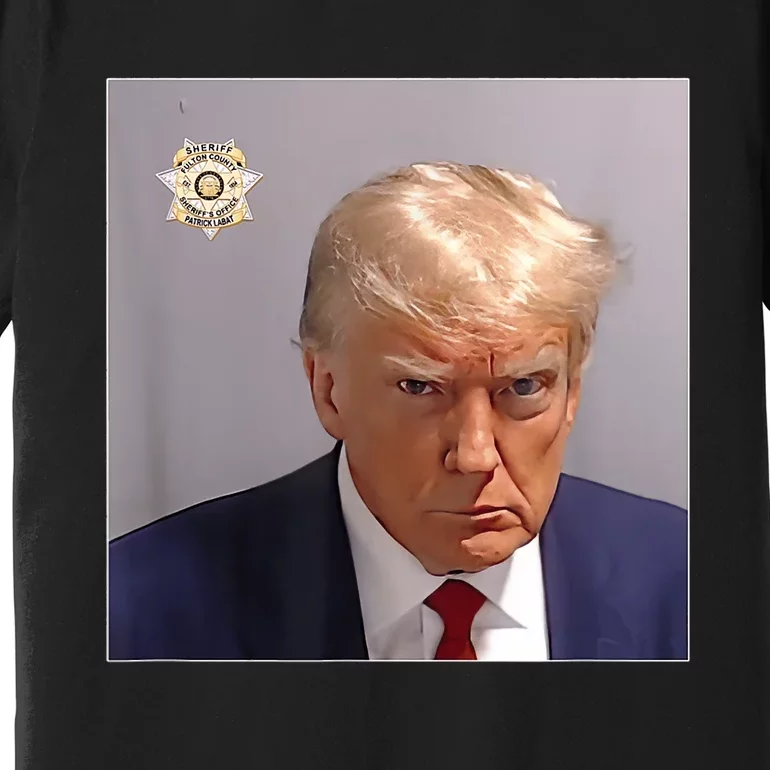 Donald Trump Mugshot | Trump Mug Shot Trending Premium T-Shirt